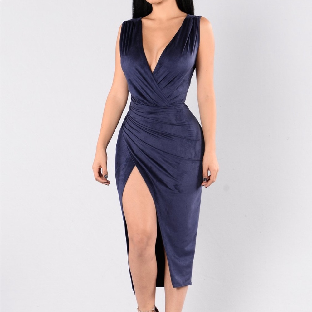 Blue Fashion Nova Dress